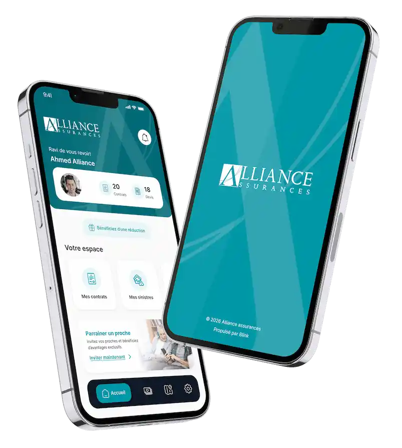Aperçu de l'application MyAlliance